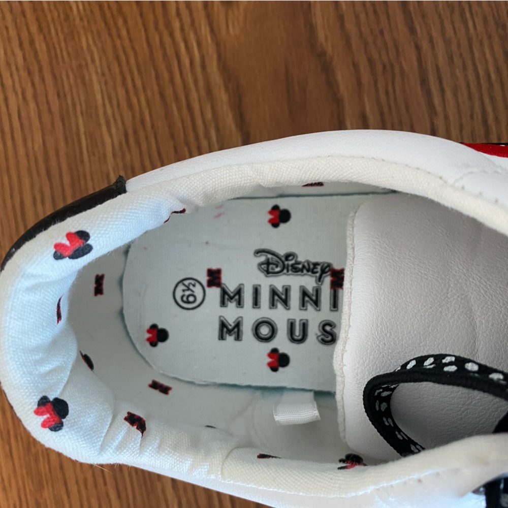 Disney White Sneakers with Red and Black Accents - Picture 6 of 6